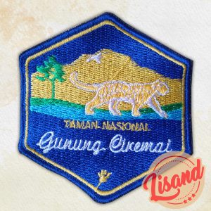 Patch Bordir Emblem Taman Nasional Gunung Ciremai
