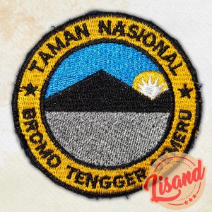 Patch Bordir Emblem Taman Nasional Bromo Tengger Semeru